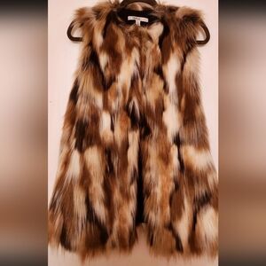 Zara Trafaluc Faux Fur Vest